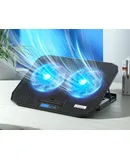 Core Ice Zun N106 notebook radiator Double fan Metal mesh computer base bracket game this cooling rack LCD button six speed control