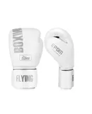 FIVING Boxing Gloves for Men and Women Suitable for Boxing Kickboxing Mixed Martial Arts Muay Thai MMA Heavy Bag Training 50-65kg 10oz,white