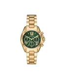 Reloj Michael Kors Mujer | Coleccion Bradshaw | Modelo MK7257 | Caja Redonda | Ø 36mm Acero inoxidable | Cierre Desplegable | Movimiento Cuarzo | Dial Verde | Cristal Mineral | Correa Acero inoxidable Dorado | 100m / 10 ATM | Línea Elegante