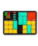 Super Slide Puzzle Game,Portable Electronic Games for Kids Teens,Magnetic Brain Teaser Puzzles with 500+ Challenges & LED Screen