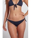 Fanny Tie Side Bikini Bottom in Navy