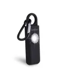 Ivation Personal SOS Keychain Alarm, Rechargeable Personal Alarm with LED Panic Strobe Light