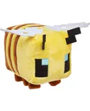 Minecraft Basic Bee Plush Character Soft Dolls, Video Game-Inspired Collectible Toy