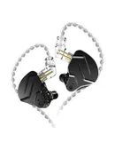 KZ ZSN PRO X In-ear Headphone 1DD+1BA Hybrid Dual Dynamic Driver Earphone with Deep Bass Stereo Sound Ergonomic Comfortable Earbuds with Detachable Cable for 3.5mm Audio Interface Devices (No Mic)