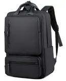 Travel Commuter Laptop Backpack, Business Anti-theft Slim Durable Laptop Backpack, Waterproof College School Computer Bag for Men and Women, Suitable for 15.6 inch Laptop, Black