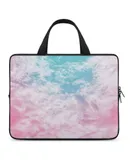 Fairy Tale Sky Backdrop Laptop Bag Women Man 10 12 13 15 17 Inch Office Notebook Travel Computer Handbag Waterproof Bag Notebook Cover