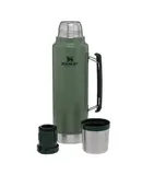 Stanley Classic Vacuum Insulated Wide Mouth Bottle - Charcoal - BPA-Free Stainless Steel Thermos for Cold & Hot Beverages - 1.9L
