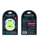 Forto F-20 Cockring Ball Stretch Lrg Glo