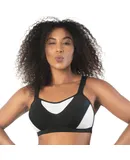 Dynamic Mid-High Impact Sports Bra - Black
