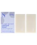 Castile Bar Soap - Peppermint by Dr. Natural for Unisex - 2 x 8 oz Soap