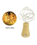 10LEDs Solar Wine Bottle Light Waterproof Copper Wire Decorative Lamp String