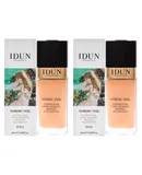 Nordic Veil Foundation - 309 Svea by Idun Minerals for Women - 0.88 oz Foundation - Pack of 2