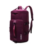 Large capacity travel bag, multi-functional portable duffel bag, sports backpack, wet and dry separation gym bag Waterproof Oxford fabric Multiple colors to choose from  -dark purple
