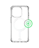 Itskins - Hybrid_r Clear Magsafe Case For Apple Iphone 15 Pro - Transparent