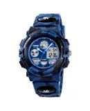 SKMEI 1163 Watches Kids Outdoor Sports Children Watch Digital Quartz Wristwatch for Boys Girls Watches with PU Strap Band Alarm LED Luminous Waterproof Date Shock Resistance Wearable Accessories