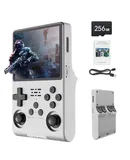 Handheld Game Console,3.5-Inch IPS Screen Retro Gaming Console,30000 Classic Games, 3800mAh,20＋Mainstream Emulator,Built-in 256G TF Card, Support HDMI and TV Output,white