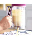 Pancake Batter Dispenser Baking Tool for Cupcakes, Crepes, Waffles, Muffins, Funnel Cake, Griddle Breakfast Accessory