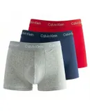Calvin Klein Men’s Cotton Classics 3-Pack Boxer Brief Grey/Navy/Red