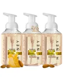 Lovery Foaming Hand Soap - Honey Almond - Pack of 3 with Free Swarovski Bracelet
