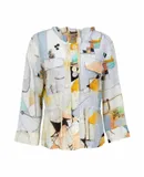 Dolcezza Women's Untitled 9 Linen Jacket In Multi