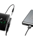 Baseus Headphone Adapter, Type-C to 3.5mm Audio Converter, USB-C Earphone Adapter, Two-In Charging And Music Listening, Compatible with Xiaomi, Huawei, Honor, Android Phones