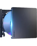 Lenovo (Lenovo) 8x Speed Aluminum Alloy Material Type-C/USB External Optical Drive DVD External Burner Mobile Optical Drive Laptop External Read And Burn All-In DB85