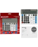 SHARP EL-2135 Plus Black Quick Financial Office Calculator Large Screen Solar And Battery Dual Power Office Supplies 2135 Dual Power Upgraded Versio