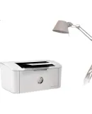 HP Mini M17w Black And White Laser Wireless Printer, Single Function Printer for Students And Home Use (New Design, Compact Size)