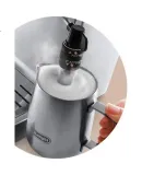 Delonghi Coffee Machine, Enjoyment Series Semi-Automatic Coffee Maker, Italian Espresso Home Pump-Pressed, Adjustable Milk Froth, ECP35.31.W White