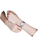 TISSOT Watch, Carson Zhenwo Series Women's Watch, Automatic Mechanical Ladies Steel Strap Wristwatch, Business Watch, Birthday Gift