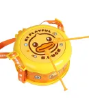 B.DUCK Double-Sided Pat Drum, Baby Early Education Music Enlightenment Instrument Toy, Can Be Tapped, Educational Birthday Gift for Infants And Toddlers