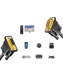 UGREEN DB9 Serial Cable, RS232 Female to Female Extension Cord, Suitable for Digital Machines, Bar Code Machines, COM Port, DB Female to Female Connection Cable, 1.5 Meters, 20149