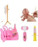 XST (XST) Doctor Toy Set for Girls, Pretend Play Injection Syringe with Sound And Light Stethoscope Medicine Box, Boys' Children's Day Gift