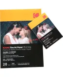 KODAK, 4R/6-Inch Artistic Photo Paper, 210g Inkjet Printing Photo Paper, Home Use, Highly Compatible, 50 Sheets, 9891-199