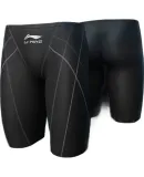 Li-Ning (LI-NING) Swim Trunks, Goggles, Swim Cap, Five-Piece Set for Men, Swimming Trunks, Swimming Goggles, Swimming Equipment, LN55-169 Black XL