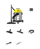 KARCHER German Karcher barrel vacuum cleaner 18L dry and wet blowing three-purpose commercial household industrial land reclamation decoration cleaning carpet pet large capacity high power super powerful suction WD1s