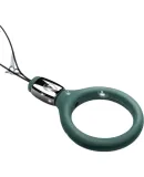 ESCASE [Single Pack] Phone Strap Camera Wrist Strap Wallet USB Drive Key ID Card Pendant for Apple IPhone Xr/Xs/Max And Other Smartphones, Silicone Soft Green ES-XR2