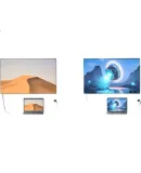 Lenovo HDMI to VGA Converter, High-Definition Video Adapter, Computer Desktop Laptop, Xiaomi TV Box PS5, Connects to TV Monitor, Car Projector