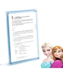 Disney (Disney) Disney Children's Skateboard, Four-Wheel Double-Kick Board for Beginners, Commuter Skateboard, Froze