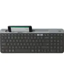 Logitech K580 Keyboard, Bluetooth Keyboard, Office Keyboard, Wireless Keyboard, Portable Ultra-Thin Keyboard, Laptop Keyboard, Tablet Keyboard, Space Gray