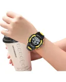 ZGO Electronic Watch for Men And Boys, Waterproof Luminous Sports Watch, Birthday Gift for Boys, Model 305 Black And Yellow