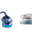 Contigo Kangdike Plastic Water Bottle with Lock, Summer Sports Straw Cup, 750ml, Gray, HBC-ASH222MVP