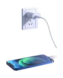 PISEN 3C certified Apple charger set PD20W fast charging iPhone14 charging head type-c plug + PD data cable universal 14promax/13 Xiaomi Huawei mobile phones