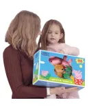 Peppa Pig Toy Dinosaur Doll Pajamas Dress-Up Stuffed Animal, 3-Year Children's Plush Toy, Birthday Gift