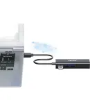 Acer USB Hub with Ethernet Port, RJ45 Converter Expansion Dock for MacBook And Huawei Computers, HUB Adapter