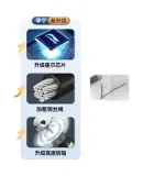 Li-Ning Counting Jump Rope for Adults, Primary And Secondary School Students, High School Entrance Exam Competition, Professional Speed Fitness Steel Wire Exam Jump Rope