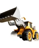 BAOLE STAR TOYS Children's Toy, Large Construction Vehicle for Boys, Inertia Excavator, Bulldozer, Mixer Crane, Car Model, Birthday Gift