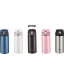 TIGER (TIGER) Insulated Cup with One-Button Pop-Up Lid, Student Mug MMJ-A36C Cocoa Brownie 360ml