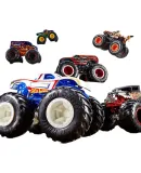 HOT WHEELS (Random 1 Model), Birthday Gift, Big Wheel Car Toy for Boys, Racing Car Toy - Wild Big Wheel Series FYJ44