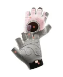 Li-Ning Fitness Gloves for Women, Cycling Sports Half-Finger Gloves, Barbell Training, Weightlifting Hand Protection, Kettlebell, Non-Slip, Anti-Callus, Wear-Resistant